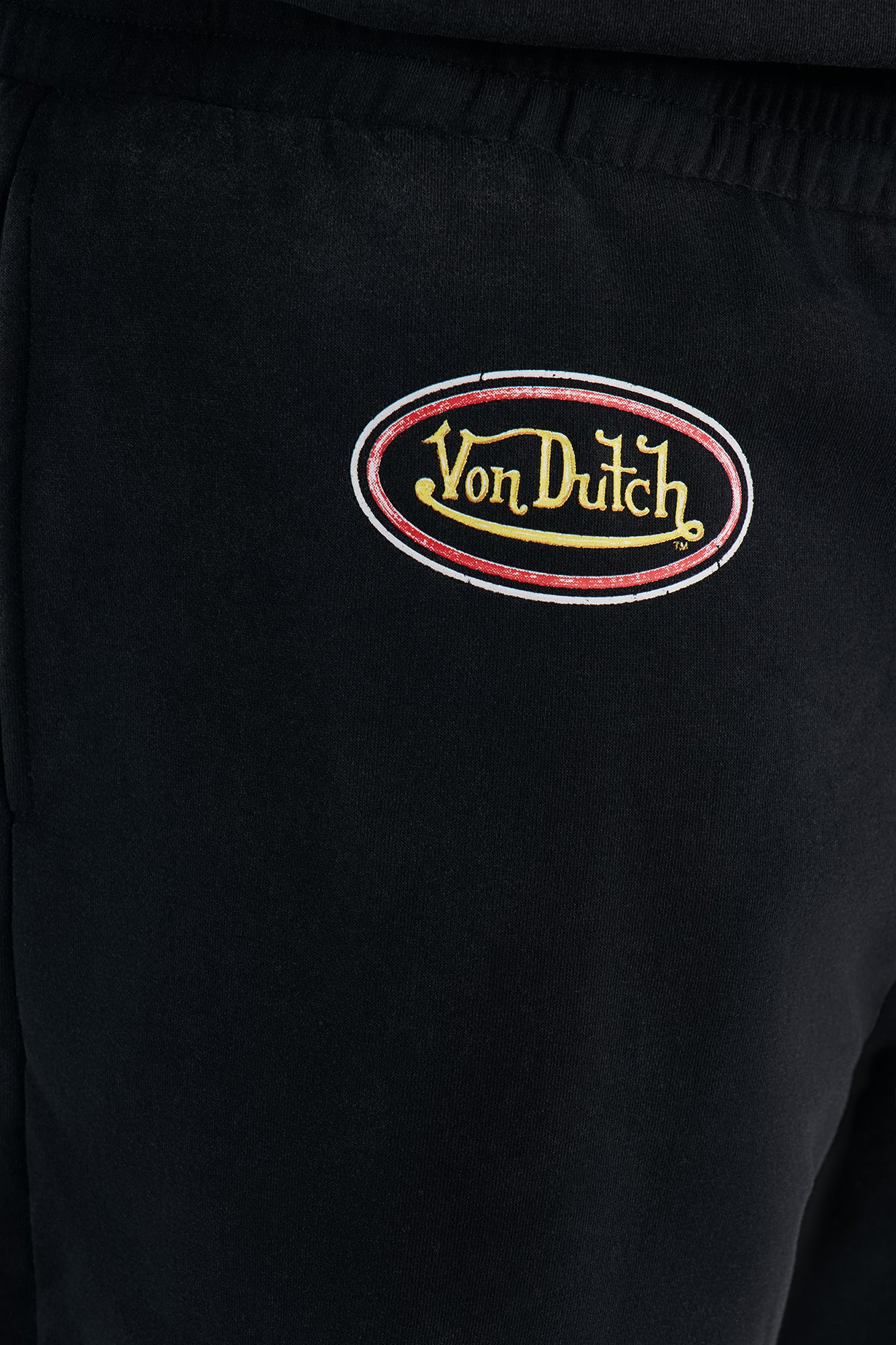 Von Dutch Motorcycle Club Sweatshort - Black Wash - Image 11