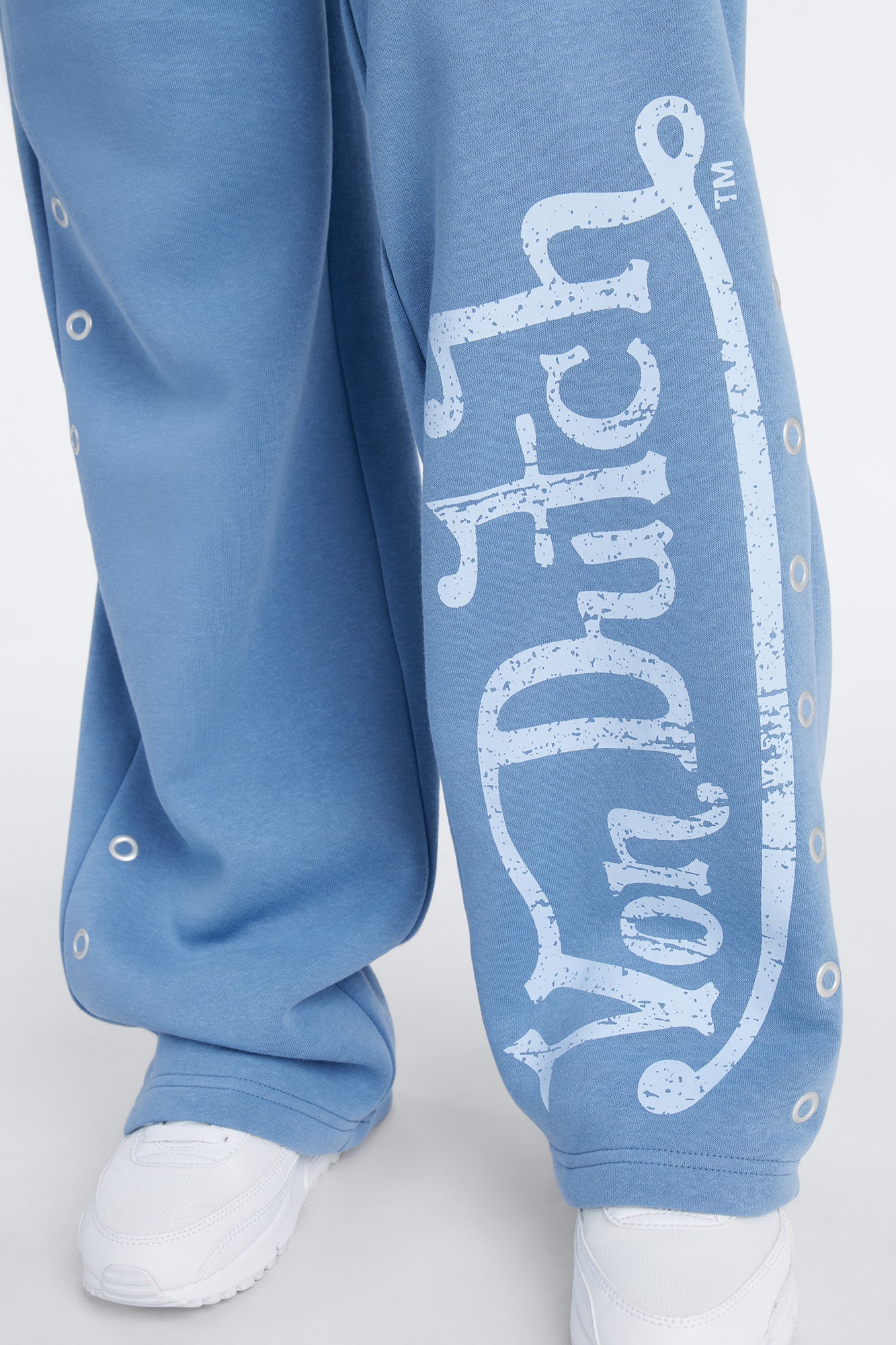 Von Dutch Rocker Grommet Pant - Light Blue - Image 3