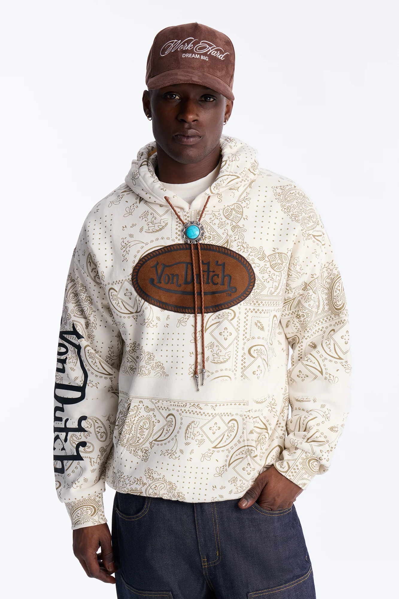 Von Dutch Rodeo Hoodie - Off White