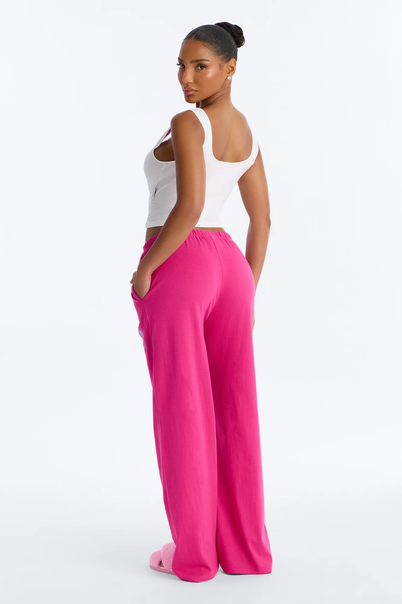 Von Dutch Roll The Dice PJ Pant Set - Magenta/combo - Image 4