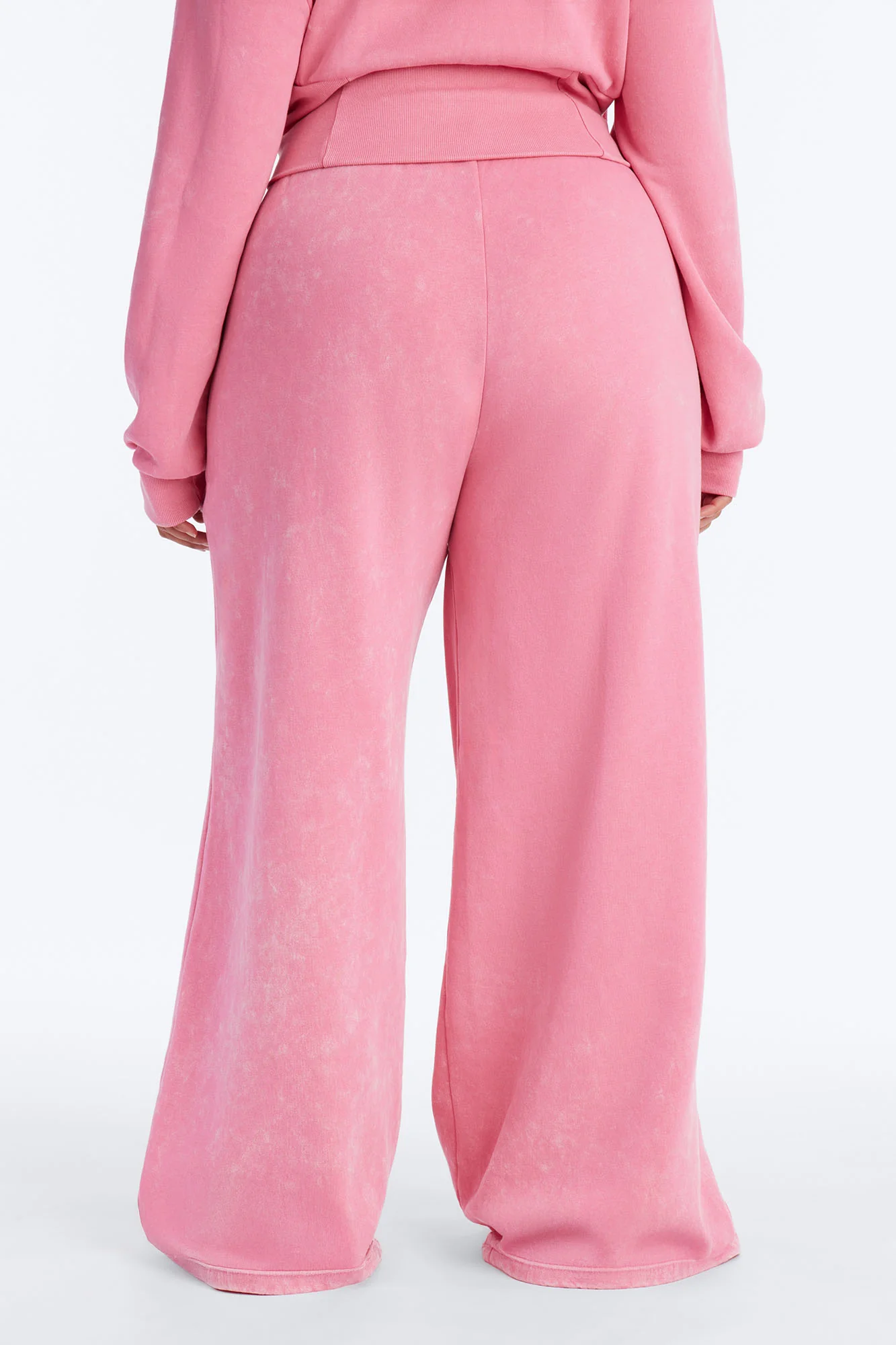 Von Dutch Washed Faded Love Pants - Pink - Image 9
