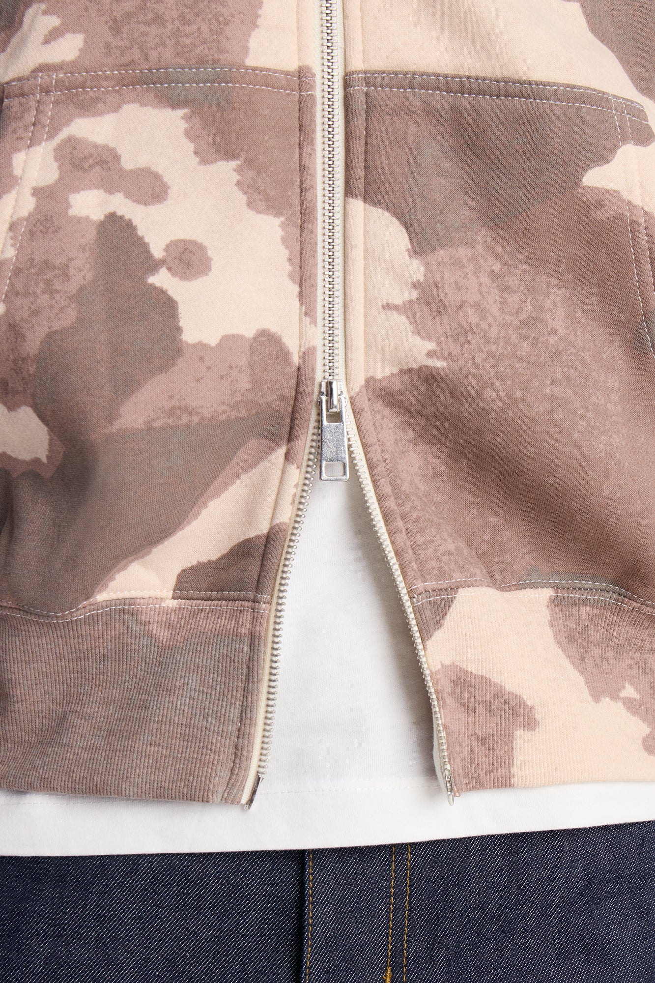 Von Dutch Western Cow Hide Zip Up Hoodie - Brown - Image 4