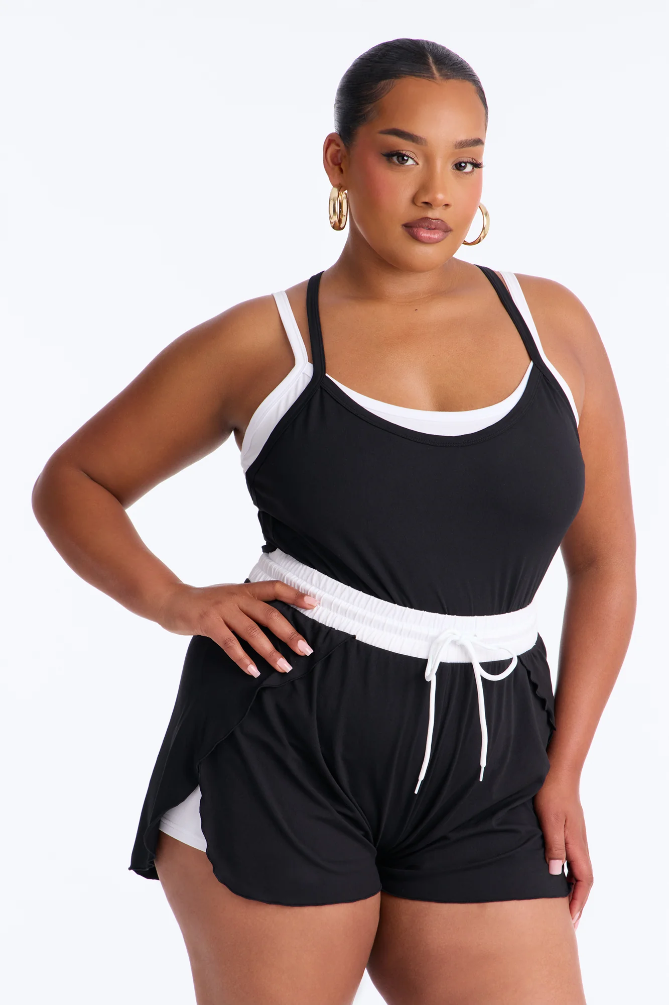 Walk A Mile Short Set - Black - Image 6