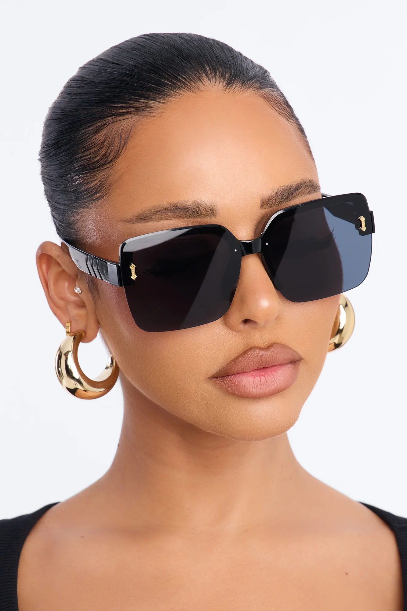 Wander Away Sunglasses - Black - Image 2