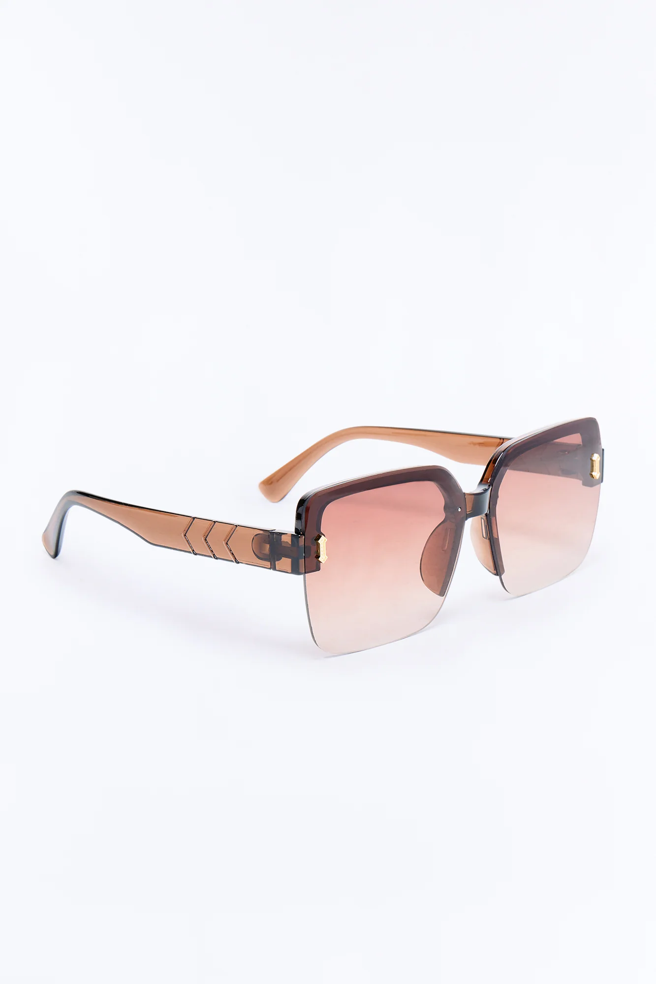 Wander Away Sunglasses - Brown - Image 4