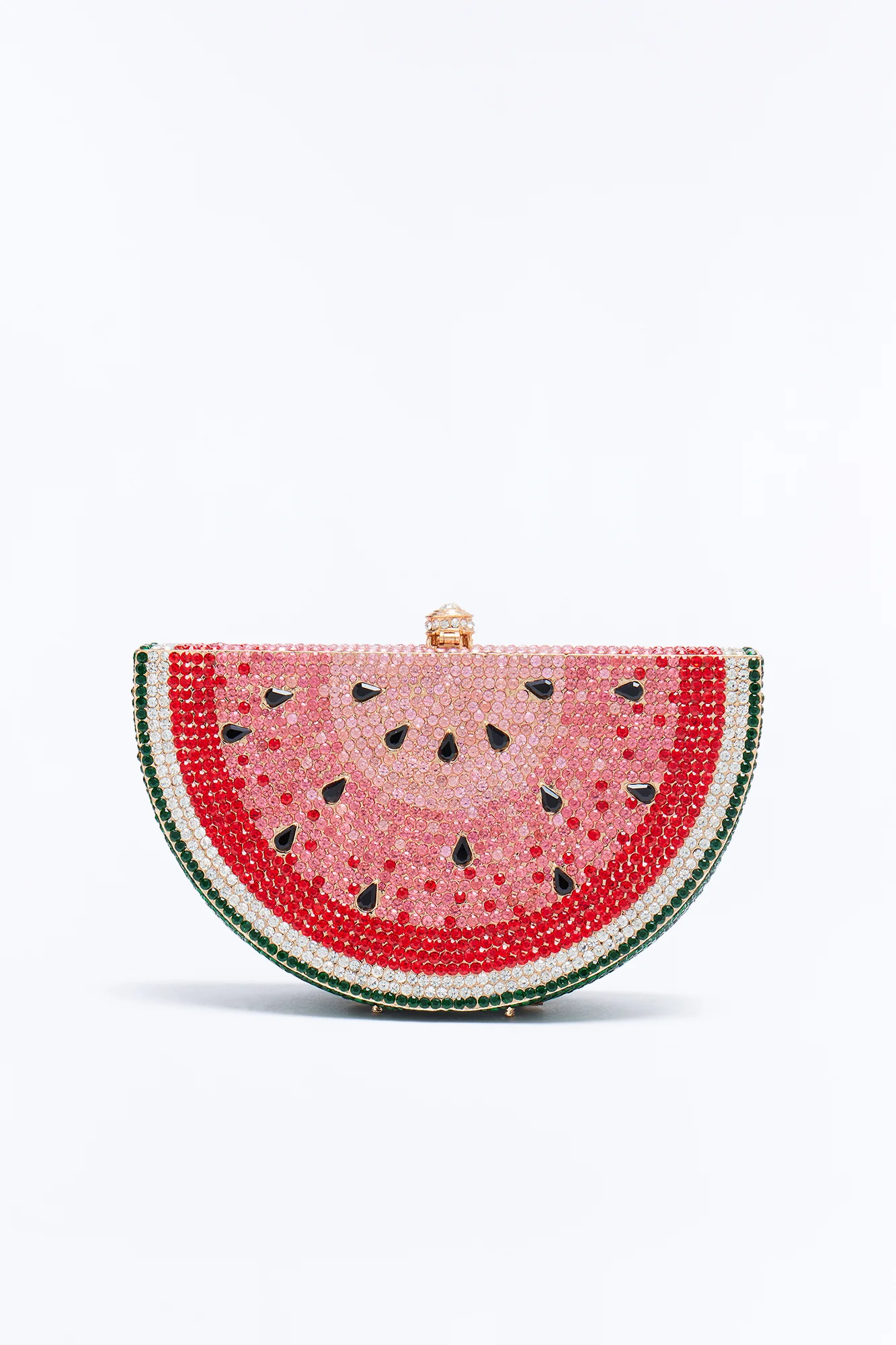 Watermelon Rhinestone Clutch - Red/combo - Image 4