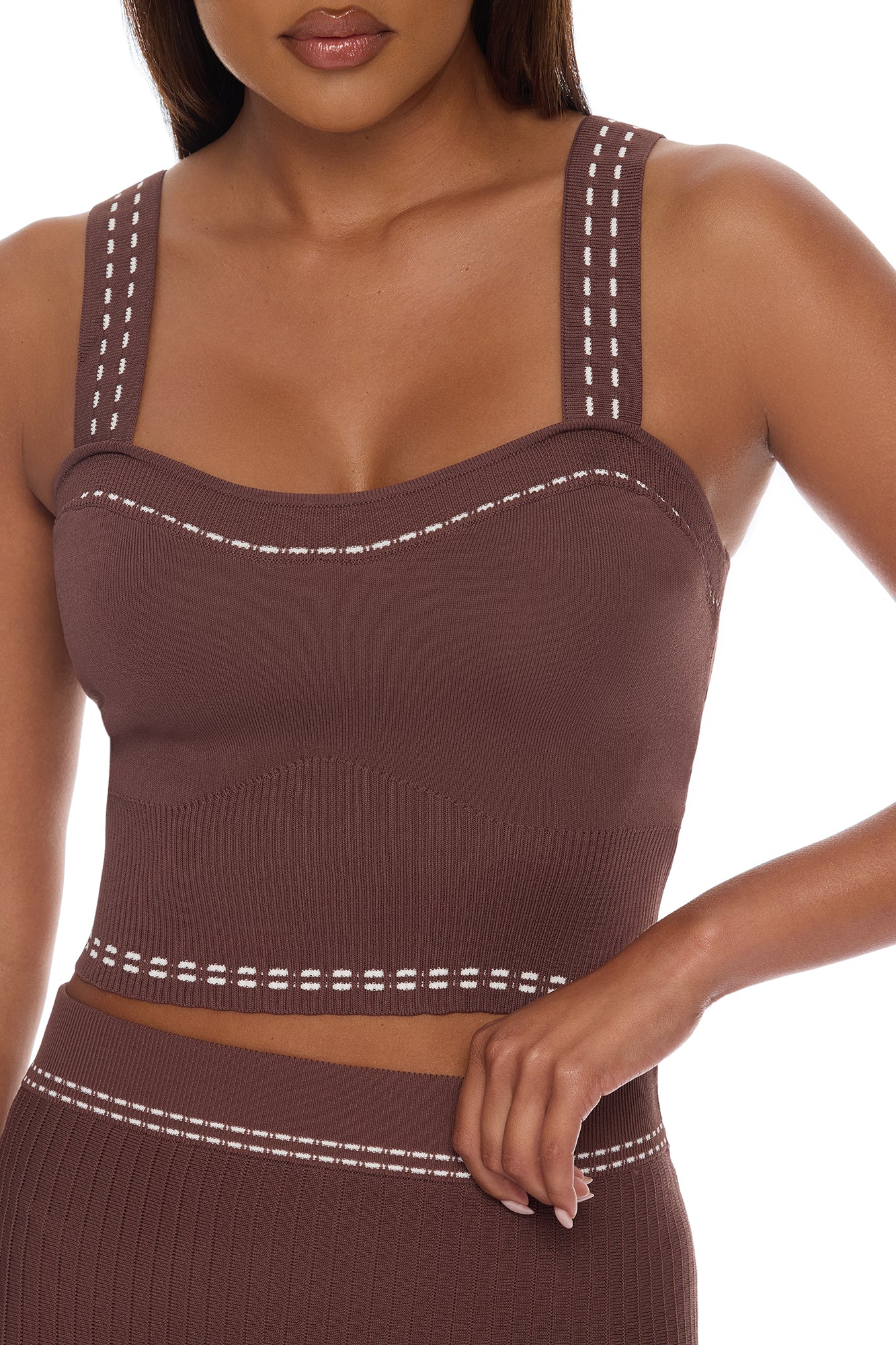 Weekend Dreaming Skirt Set - Brown - Image 3