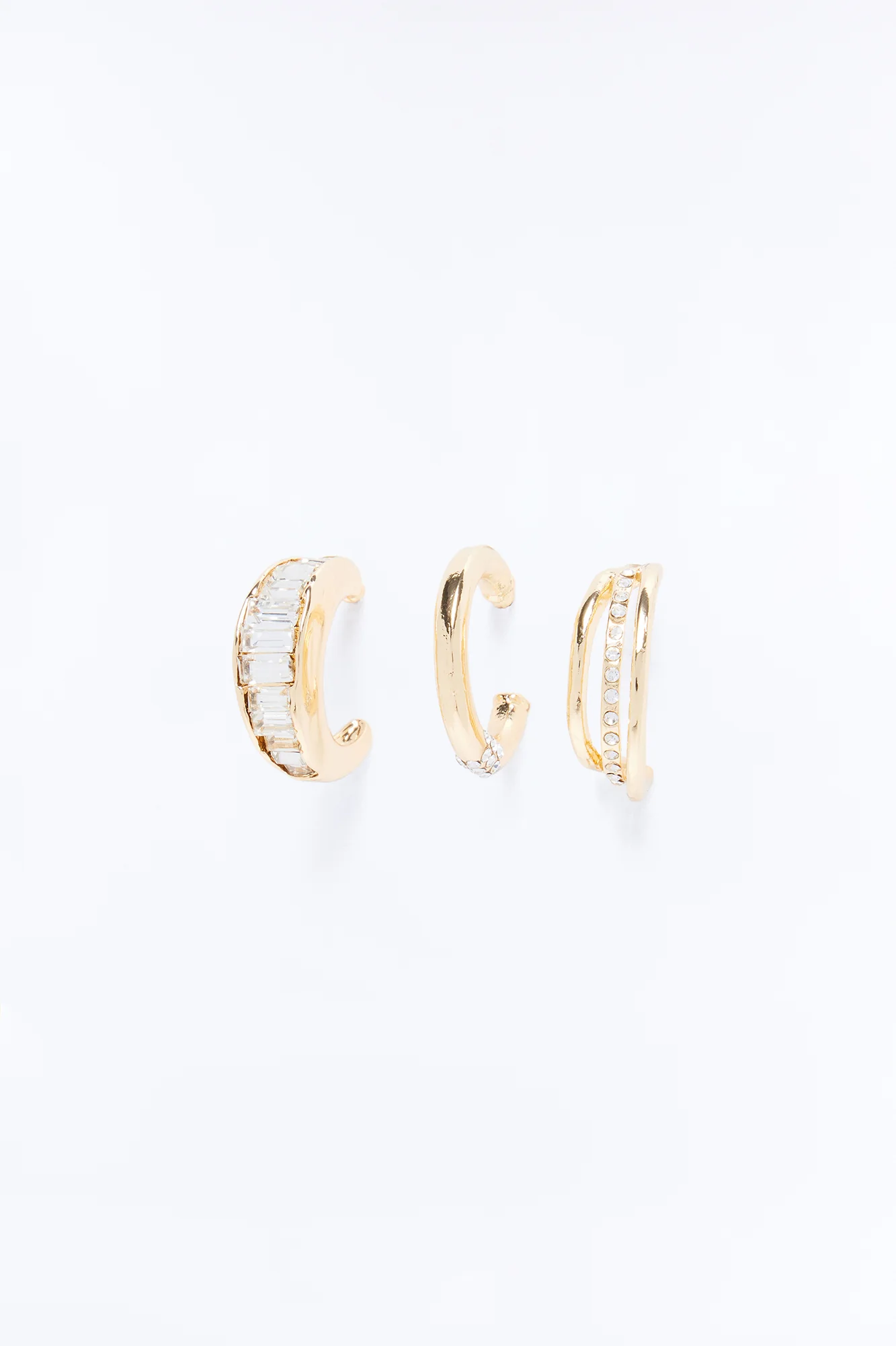 Weekender 3 Pair Hoop Earring Set - Gold
