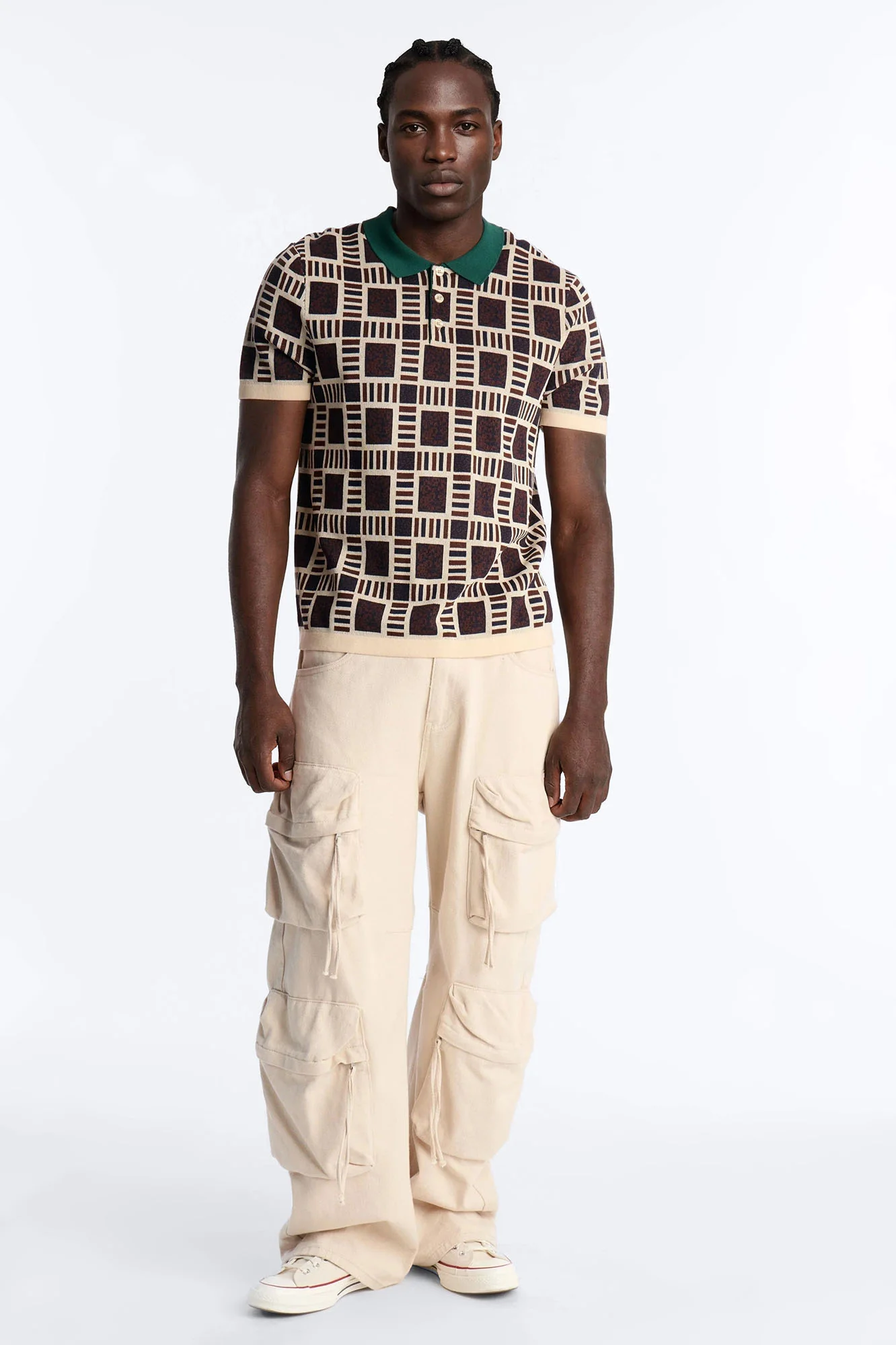 Westbury Knit Polo - Brown - Image 2