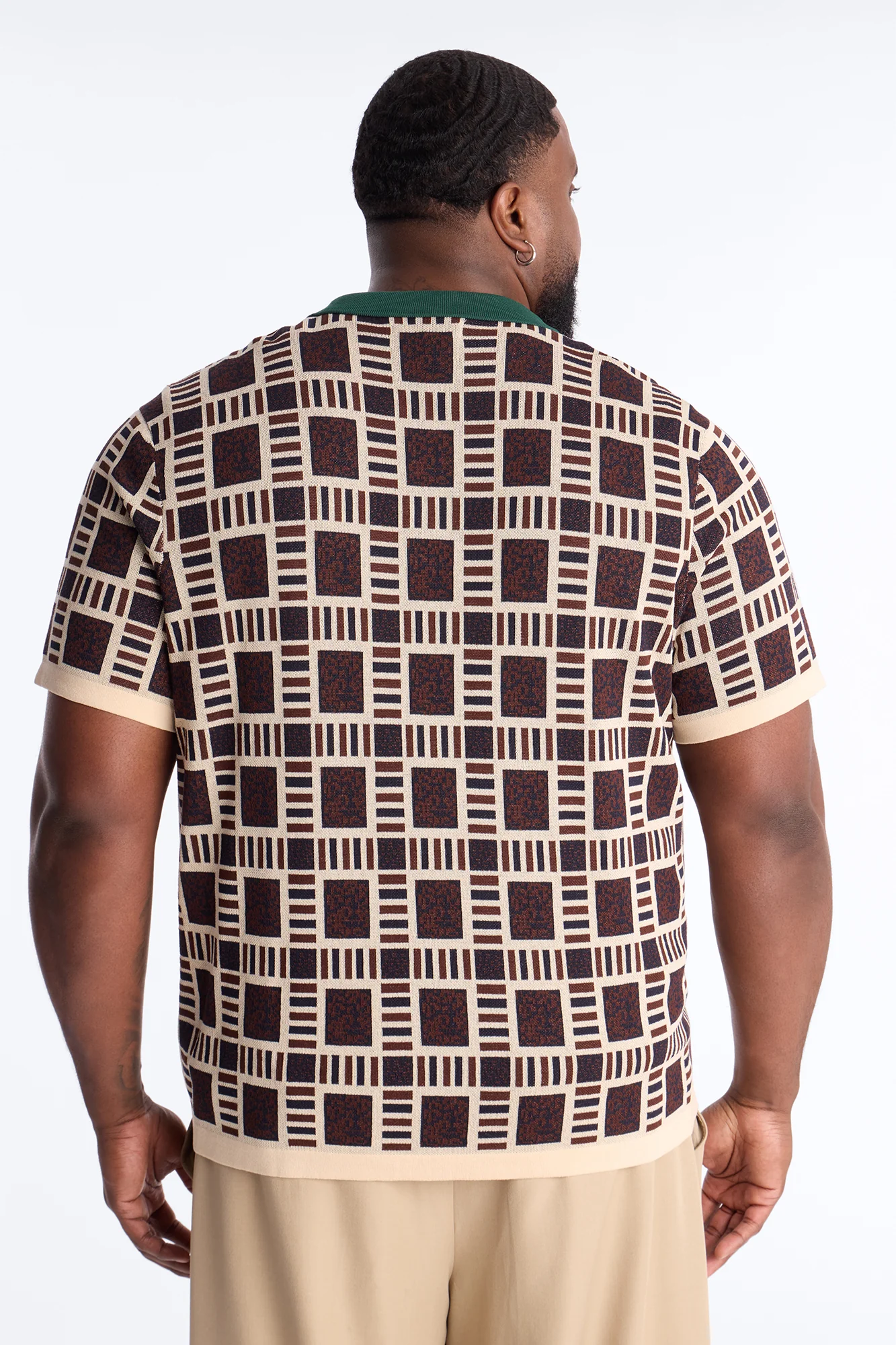 Westbury Knit Polo - Brown - Image 8