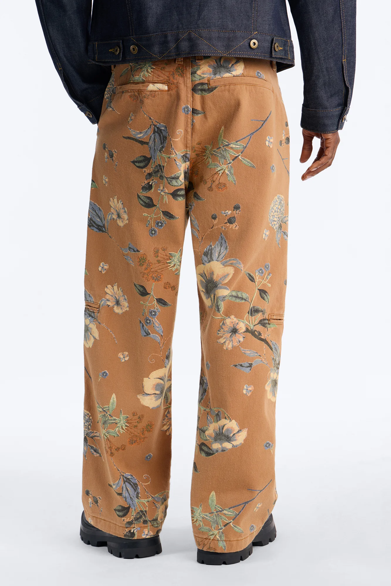 Wide Leg Destiny Flora Pant - Brown - Image 5
