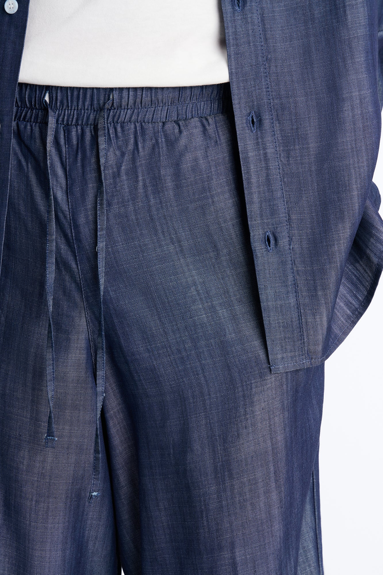 Wide Leg Mercer Gates Pant - Indigo - Image 4