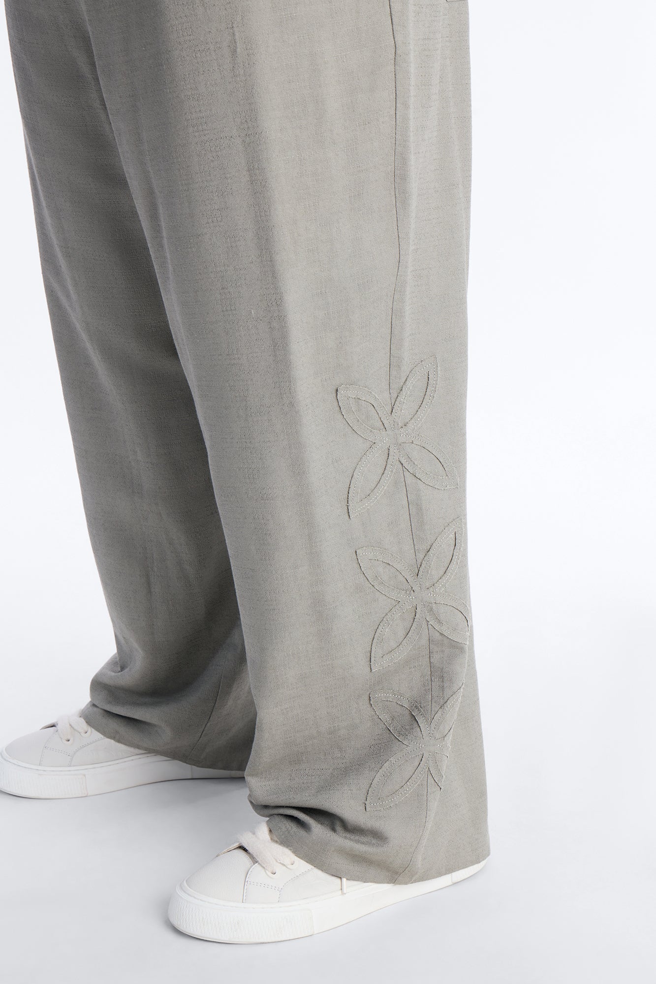 Wide Leg Tropical Fearless Pant - Sage - Image 7