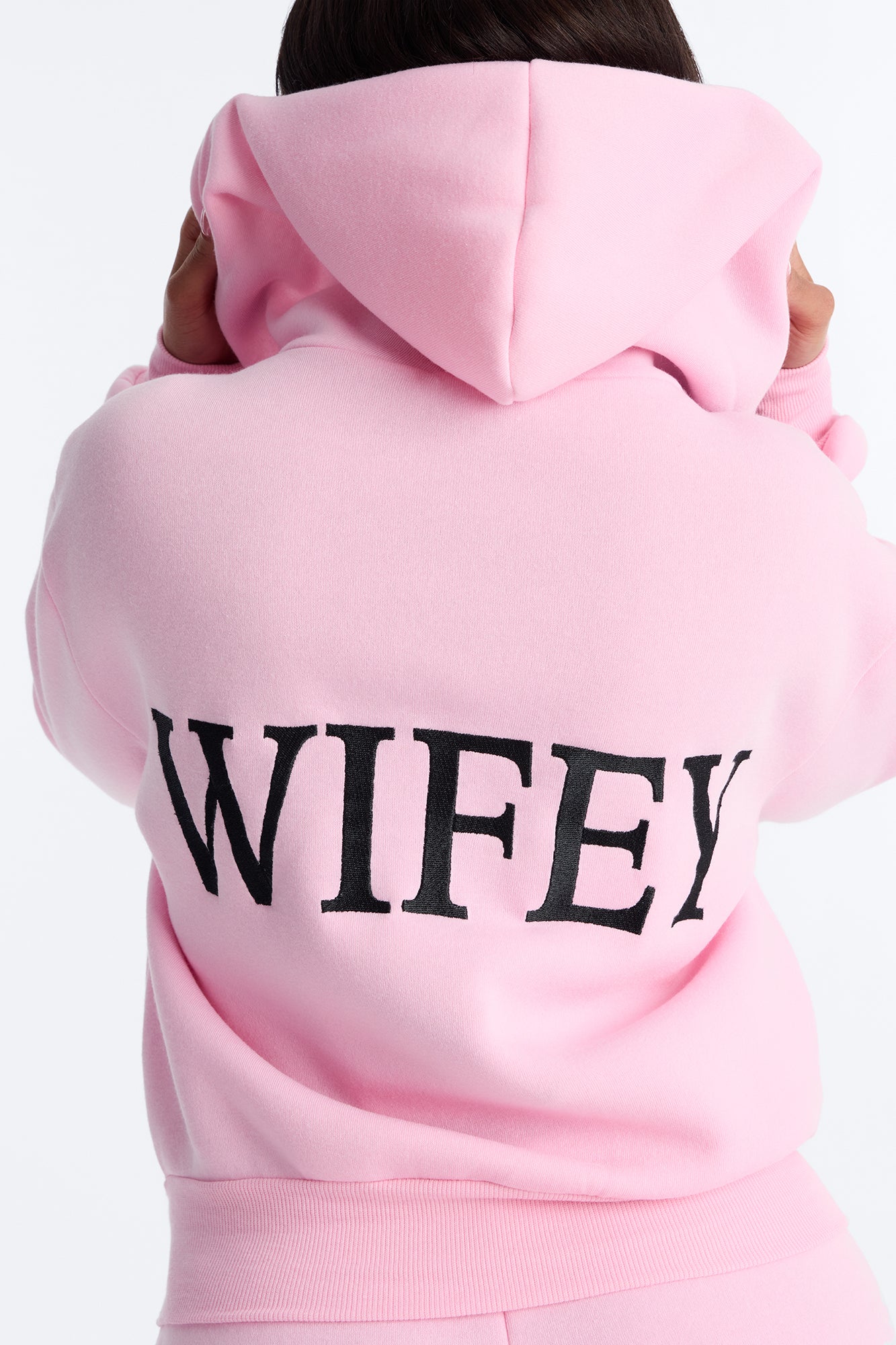Wifey Era Fleece Pant Set - Pink/combo - Image 5