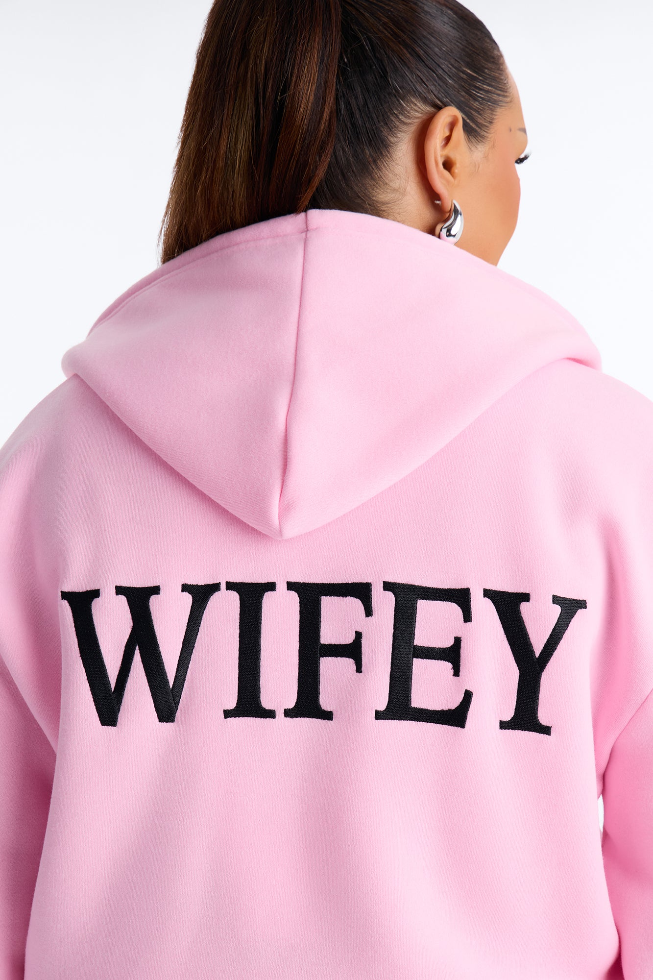 Wifey Era Fleece Pant Set - Pink/combo - Image 7