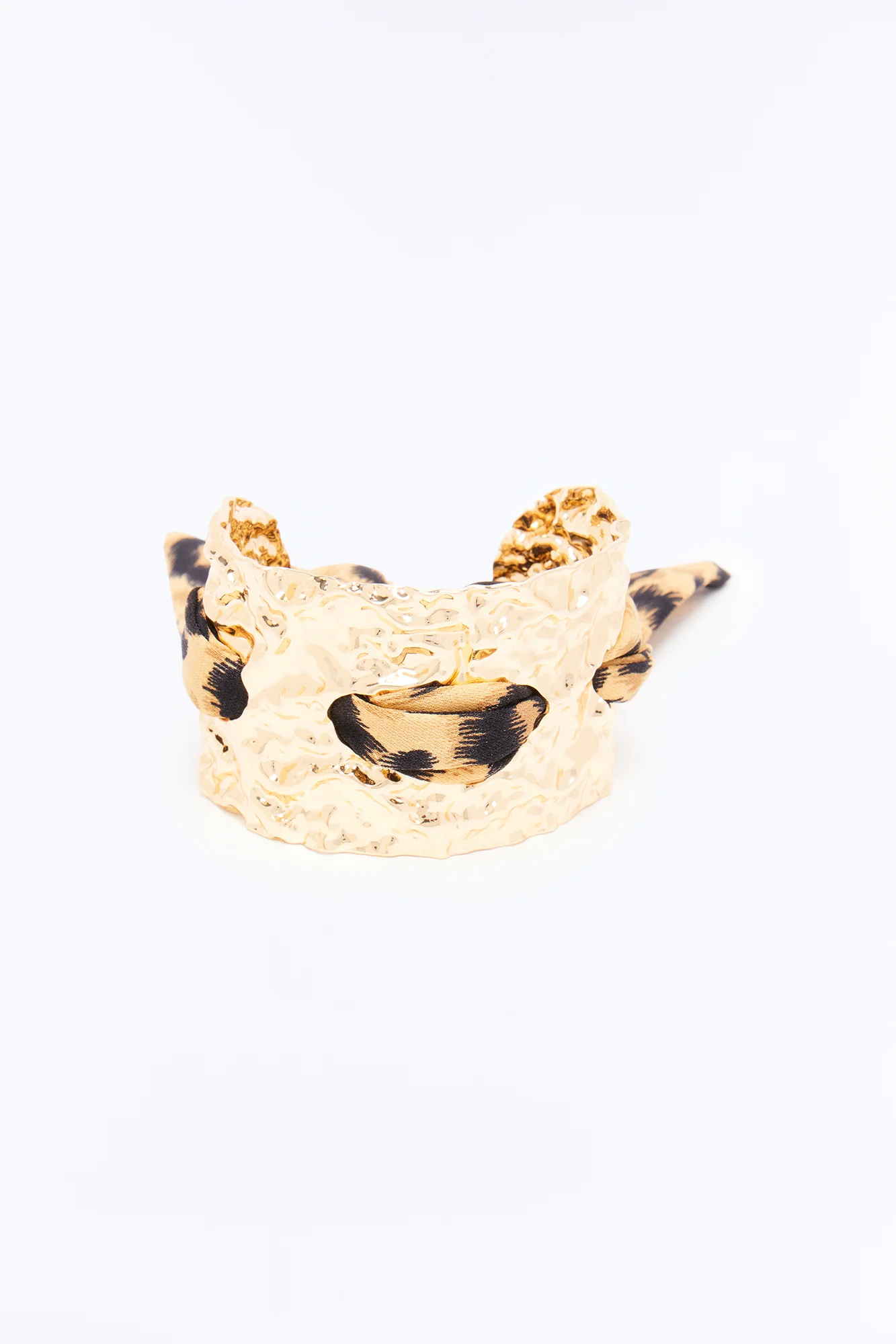 Wild At Heart Cuff Bracelet - Gold/Brown - Image 3