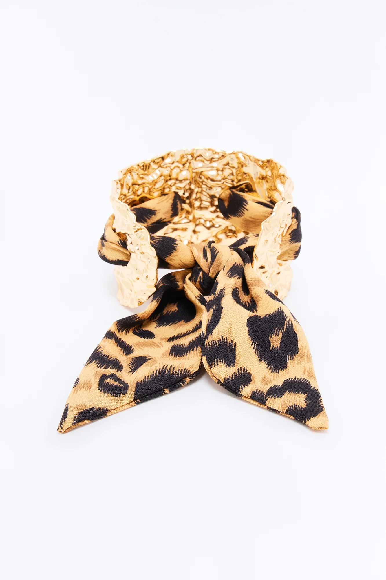 Wild At Heart Cuff Bracelet - Gold/Brown - Image 4