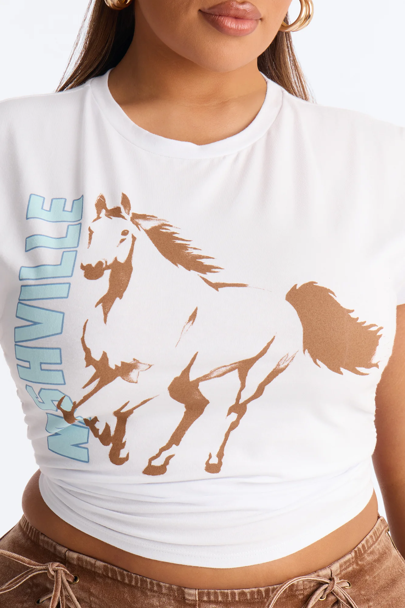 Wild In Nashville Muscle Tee - White - Image 7