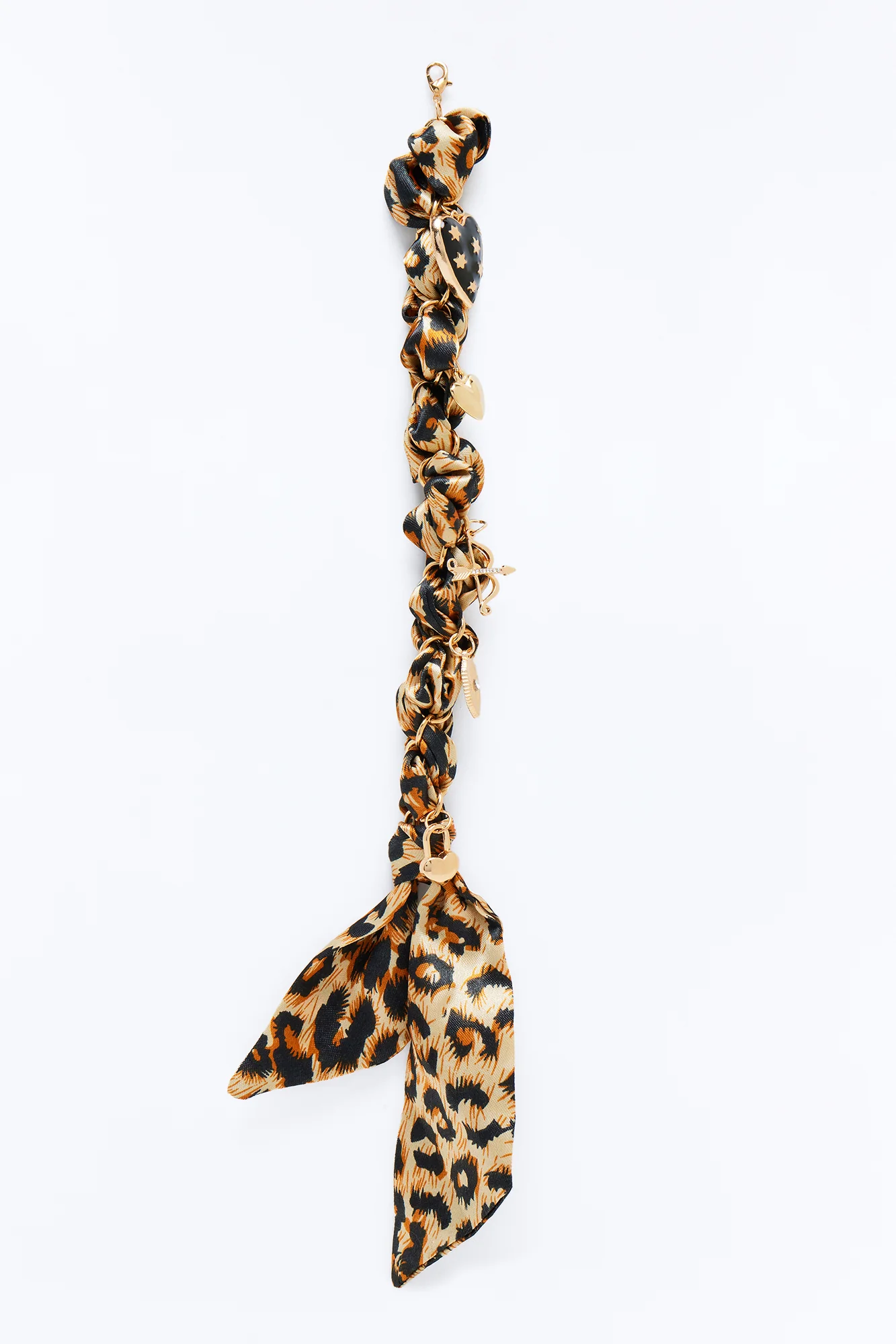 Wild Muse Charm Scarf Bracelet - Leopard