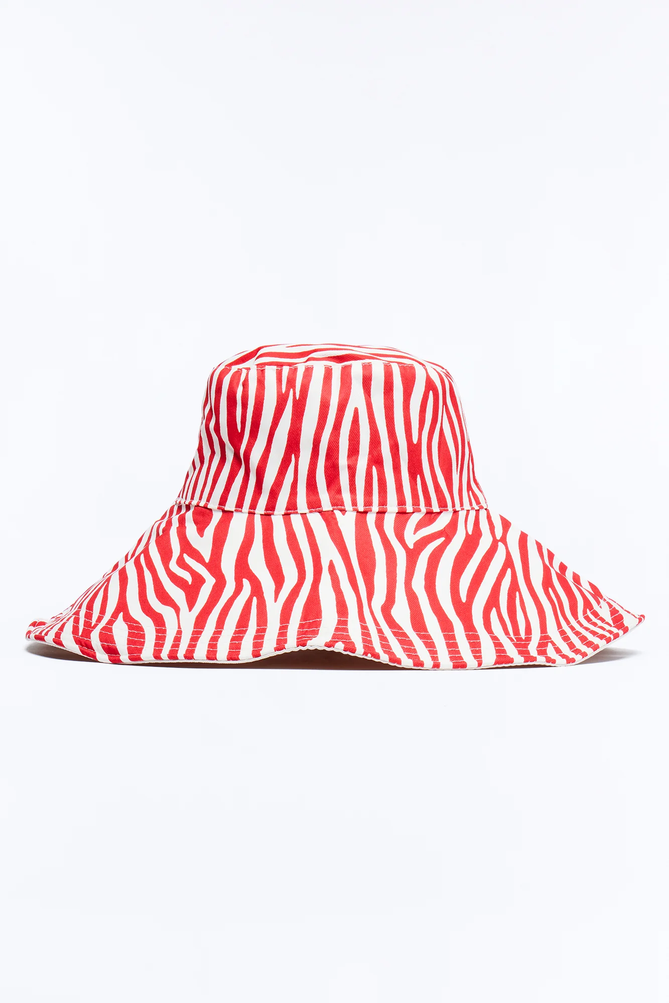 Wild On The Beach Packable Sun Hat - Red/combo - Image 2