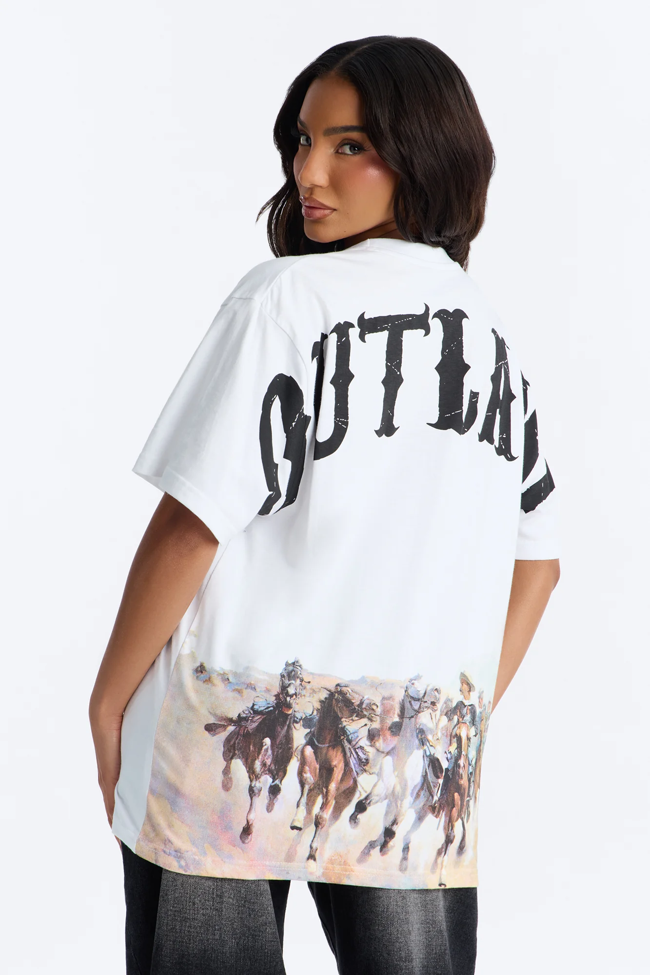 Wild Outlaw Tee - White