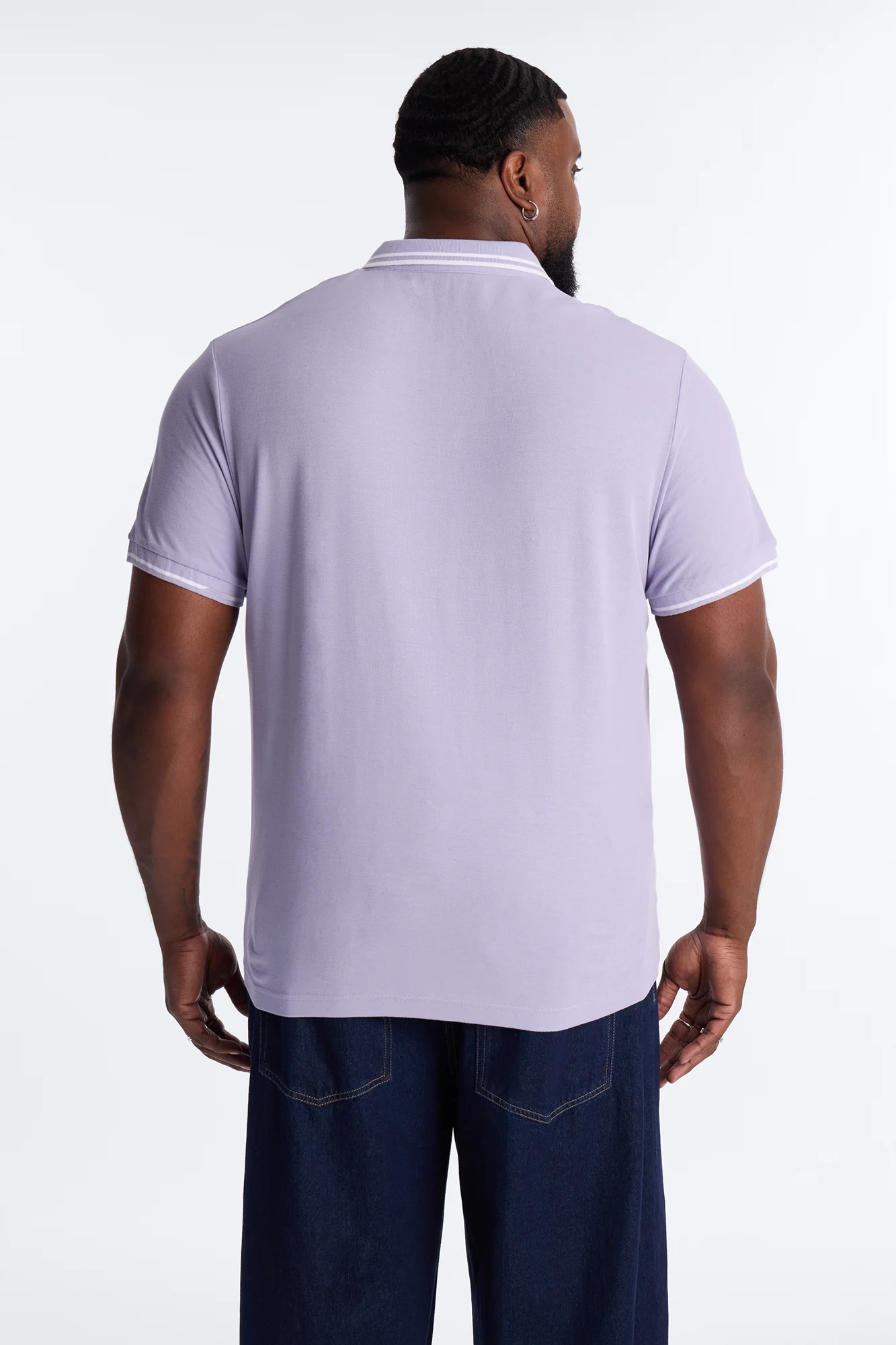 Wilson Short Sleeve Polo - Lavender - Image 8