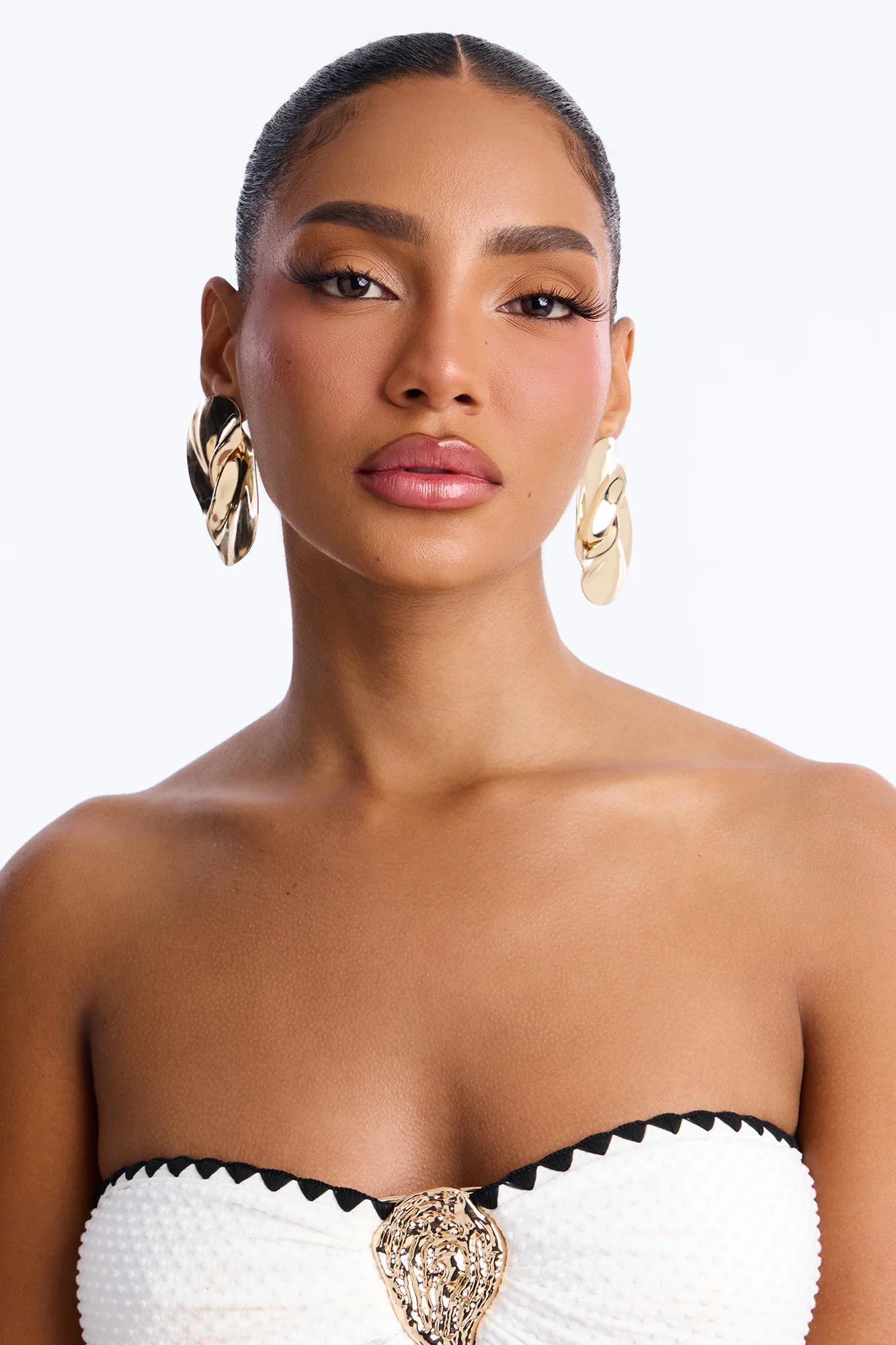 Winding Down Drop Earrings - Gold - Image 2