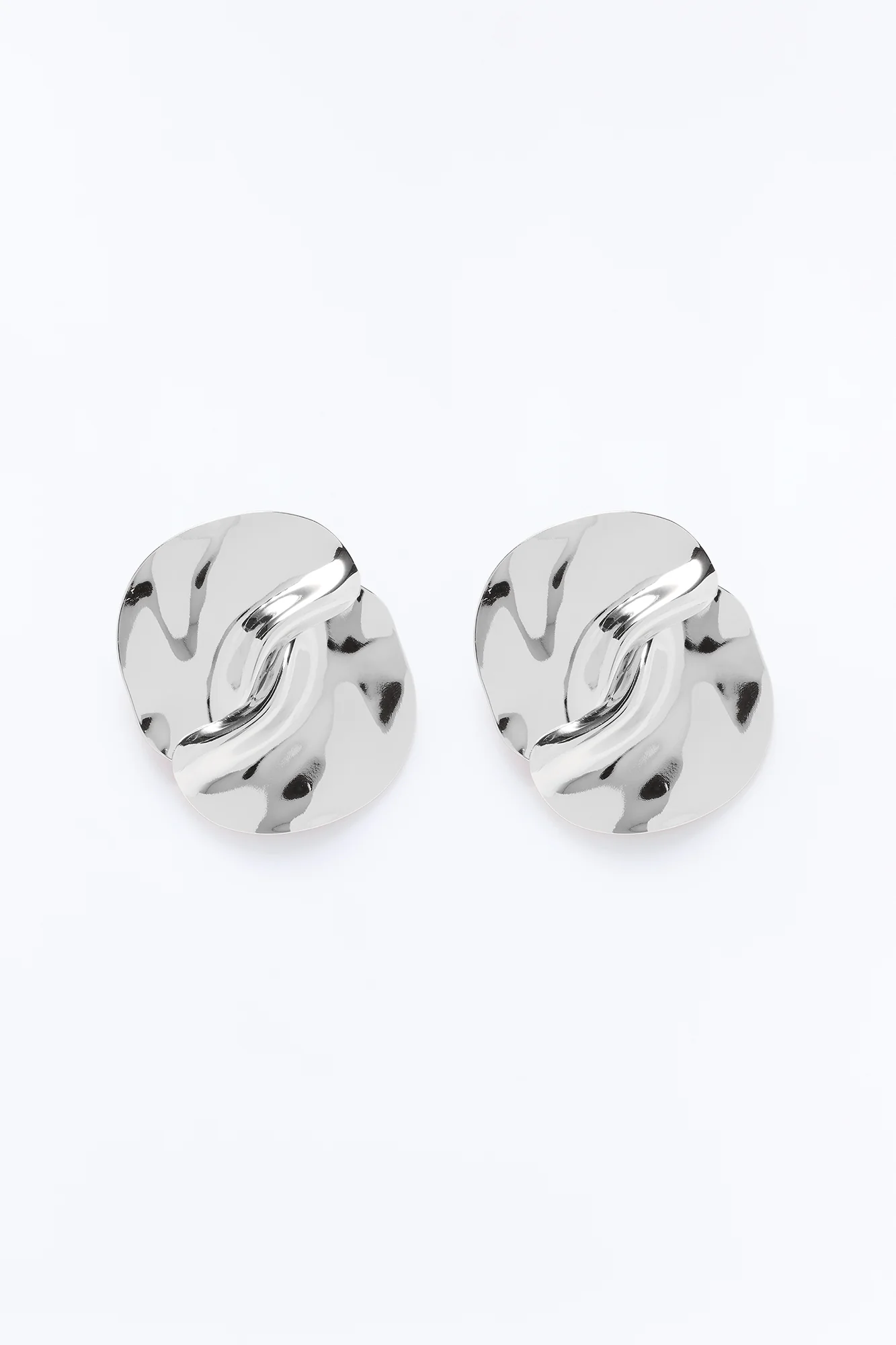 Winding Down Drop Earrings - Silver - Image 3