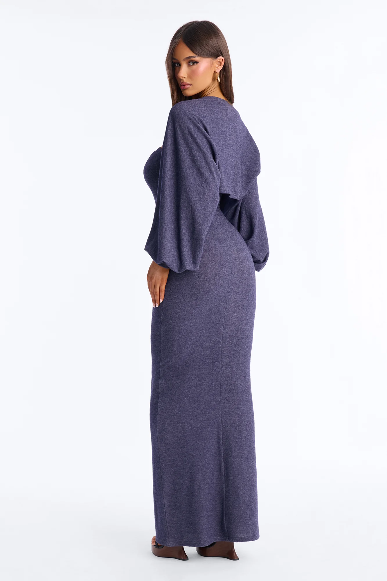 Witney Bolero Maxi Dress - Navy - Image 4
