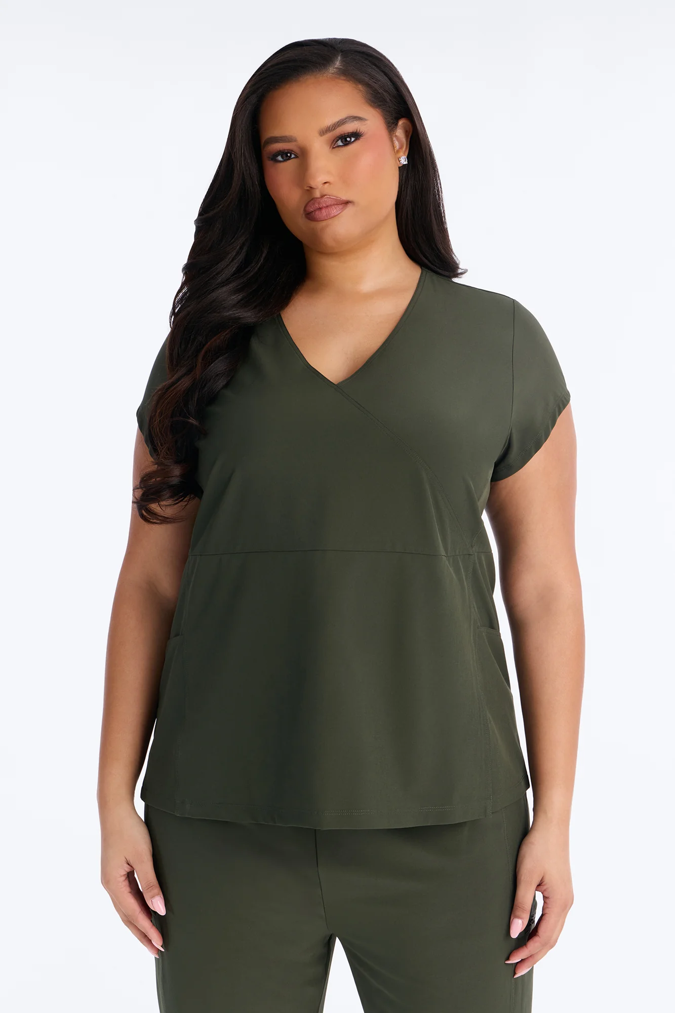 Wrap It Up Scrub Set - Olive - Image 5