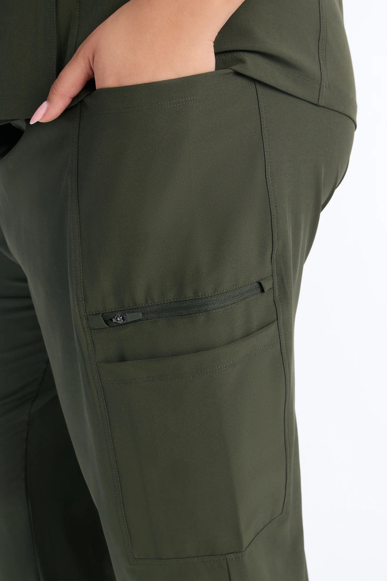 Wrap It Up Scrub Set - Olive - Image 6