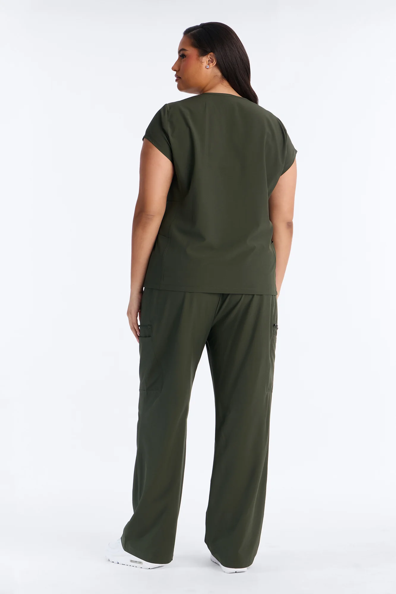 Wrap It Up Scrub Set - Olive - Image 7