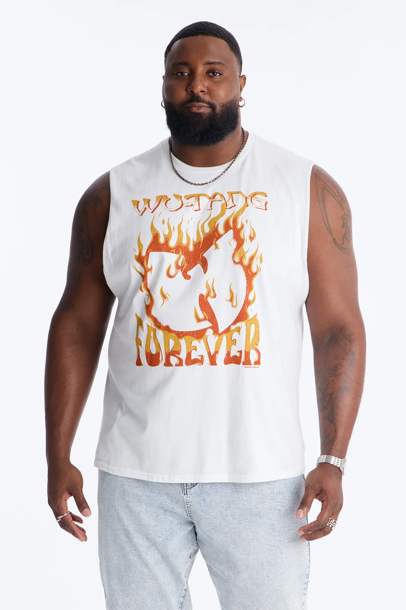 Wu Tang Protect Ya Neck Muscle Tank - White - Image 5
