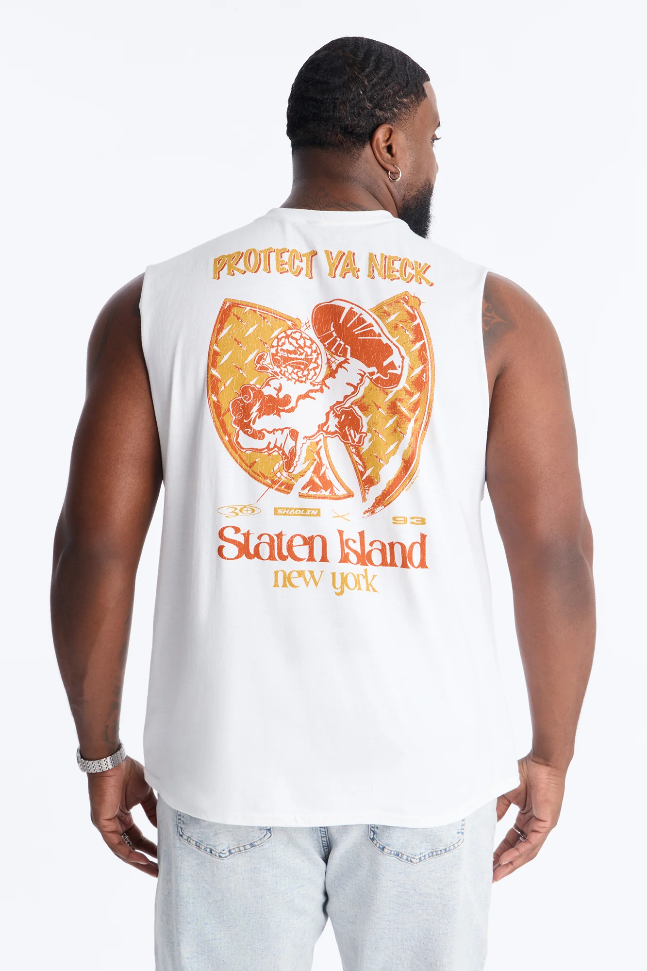 Wu Tang Protect Ya Neck Muscle Tank - White - Image 8