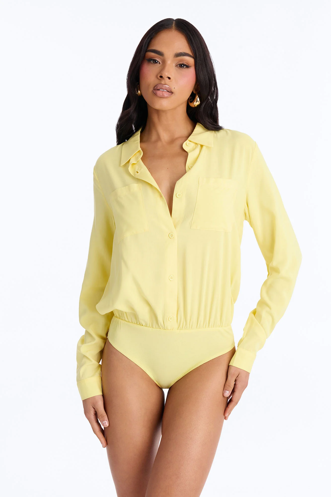 You Better Work Bodysuit - Yellow