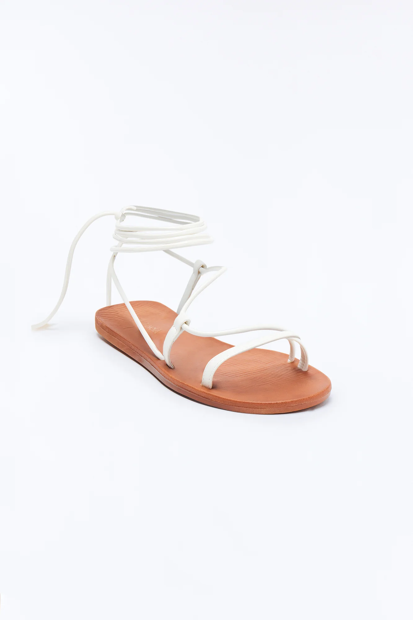 Your Best Choice Flat Sandals - White