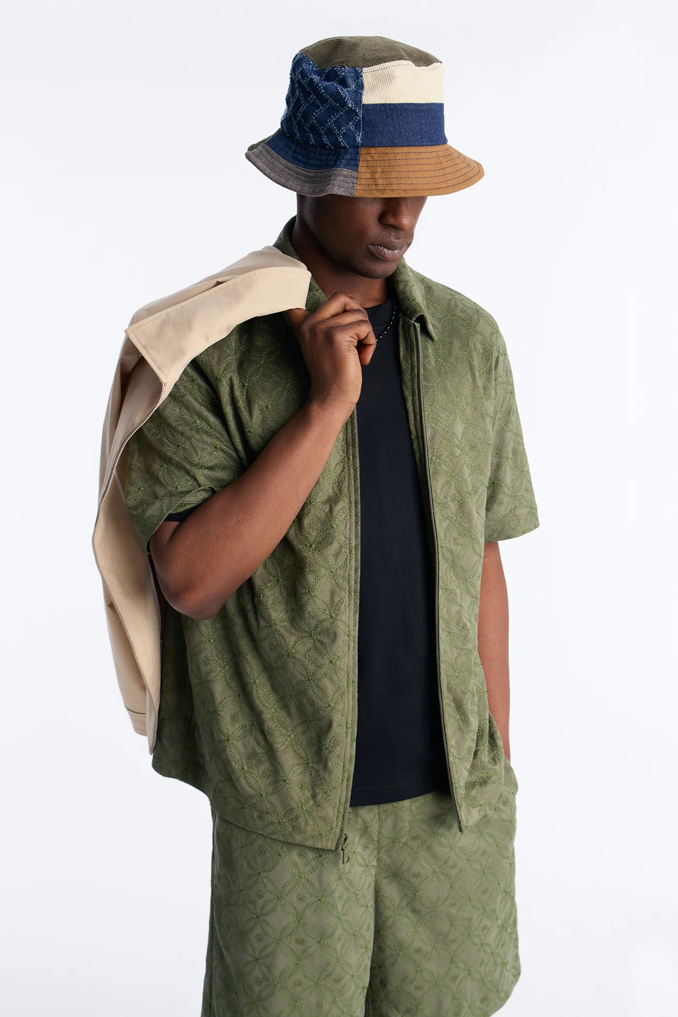 Your Island Zip Up Shirt - Green