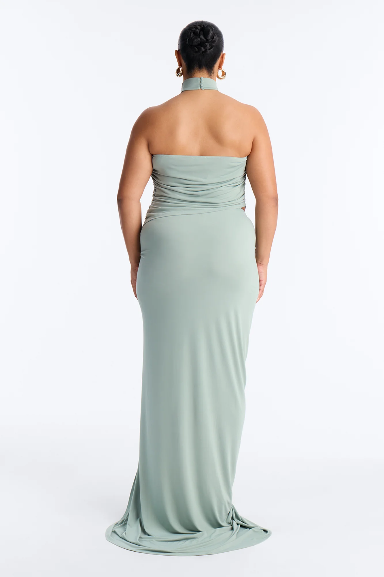 Zadie Maxi Skirt Set - Sage - Image 8