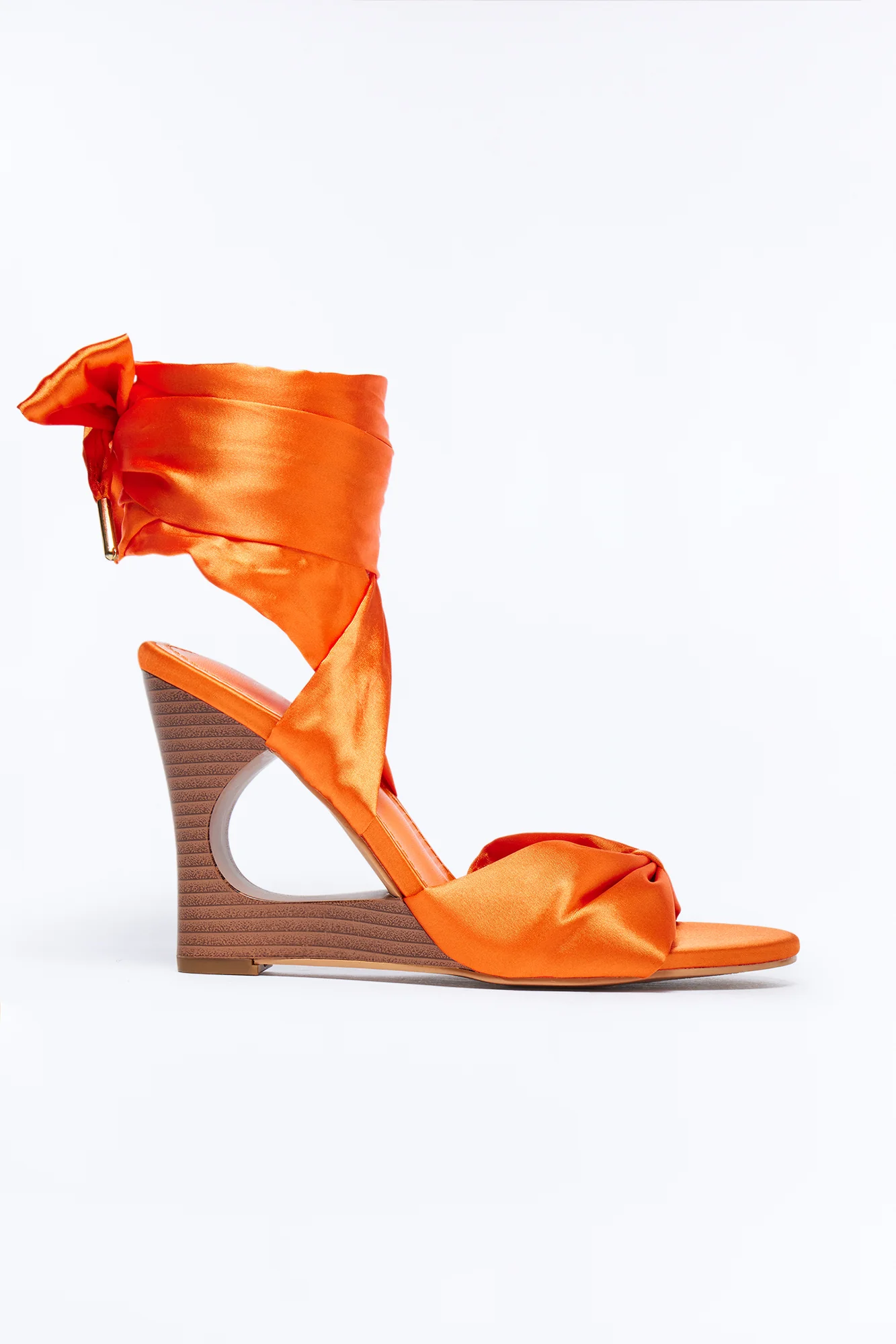 Zen Wrap Up Wood Wedges - Orange