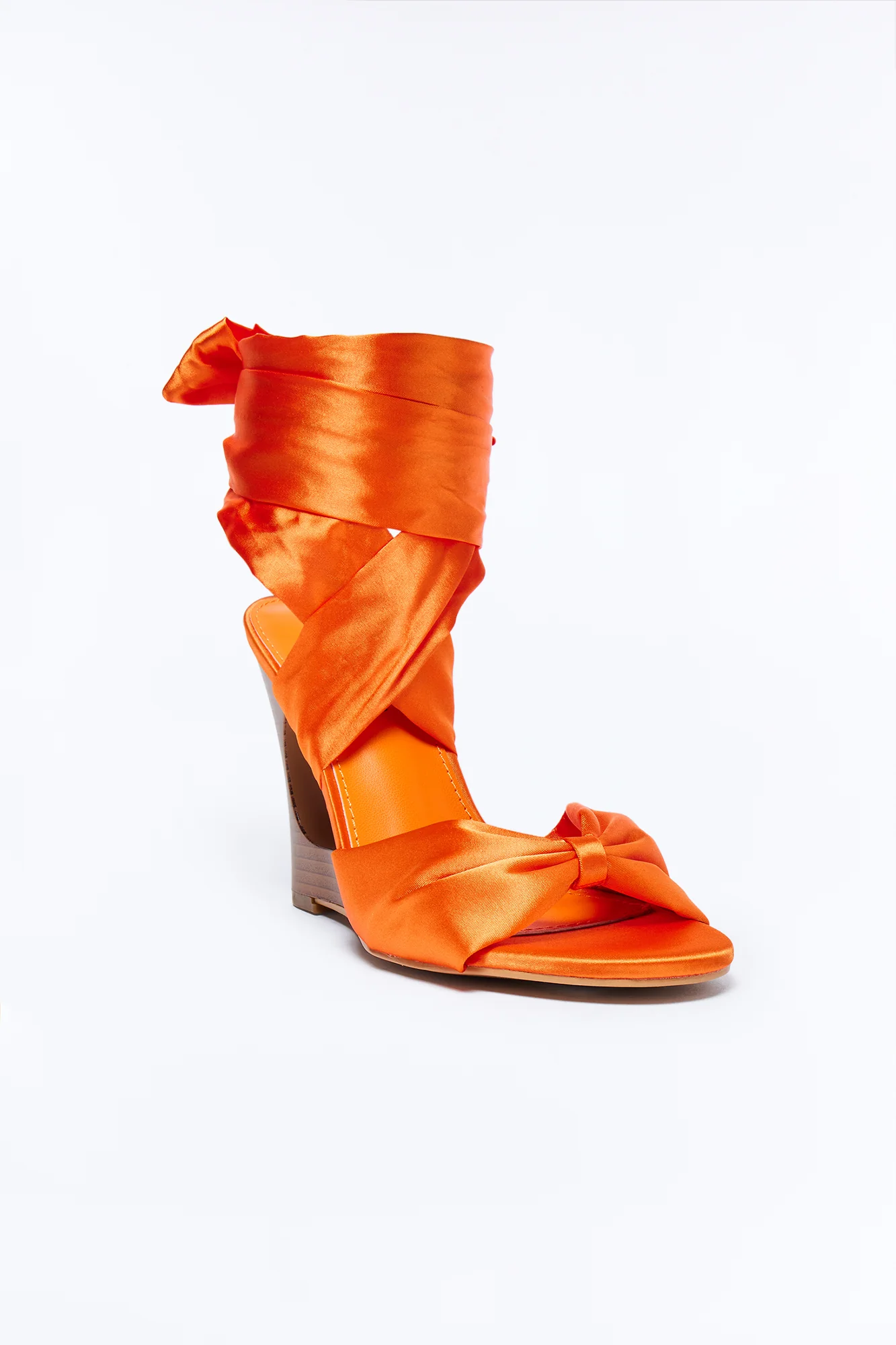 Zen Wrap Up Wood Wedges - Orange - Image 2