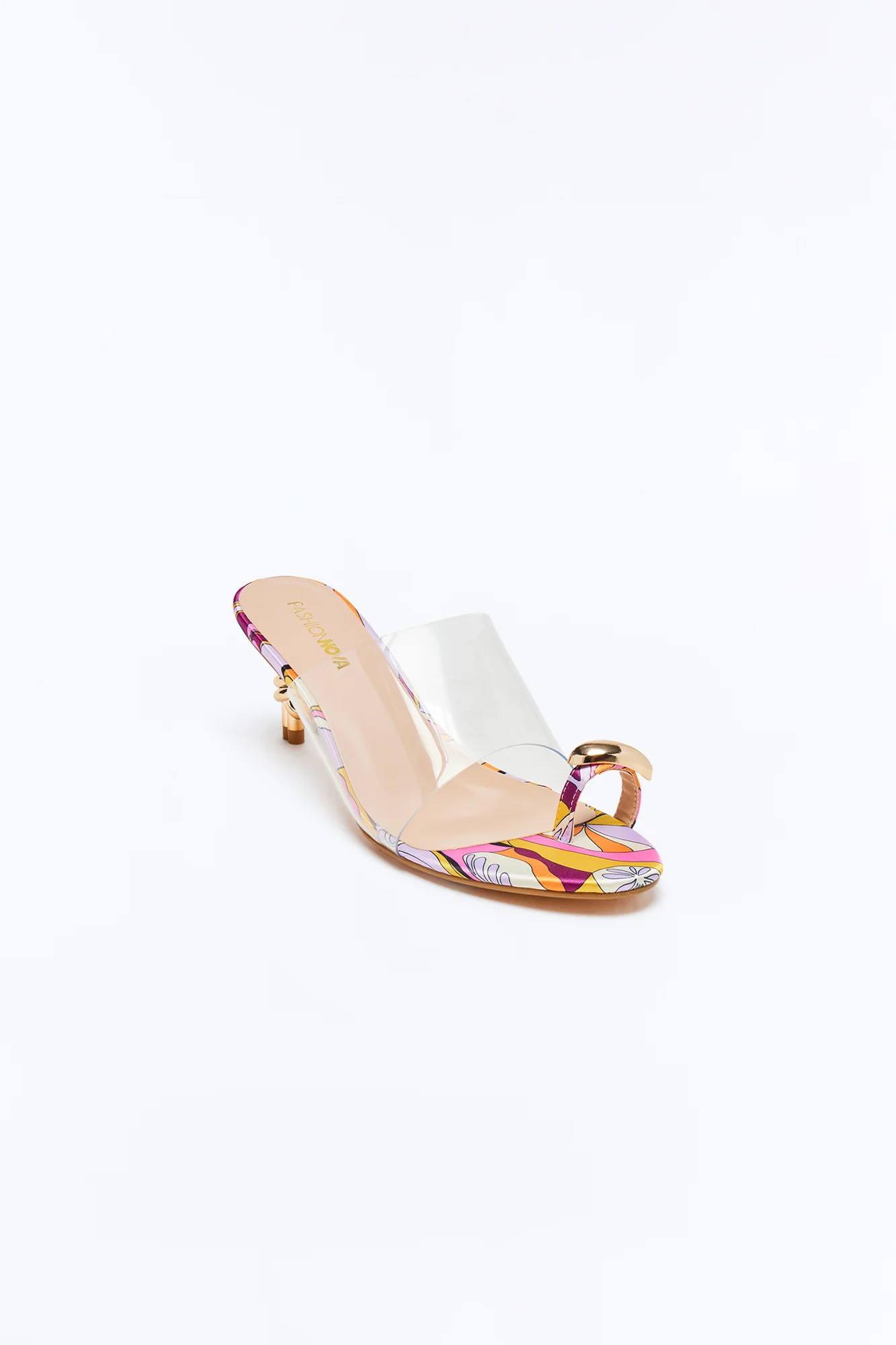 Zimri Toe Ring Kitten Heels - Multi Color - Image 2